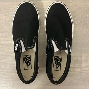 Vans Black Slip-On Shoes